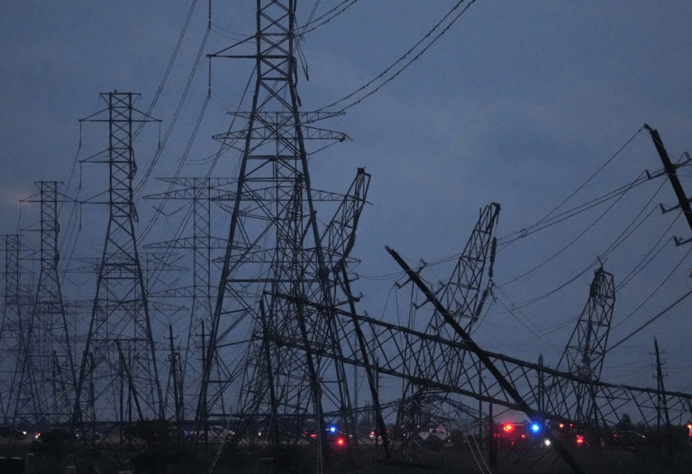 Devastating storms leave four people dead and hundreds of thousands without power